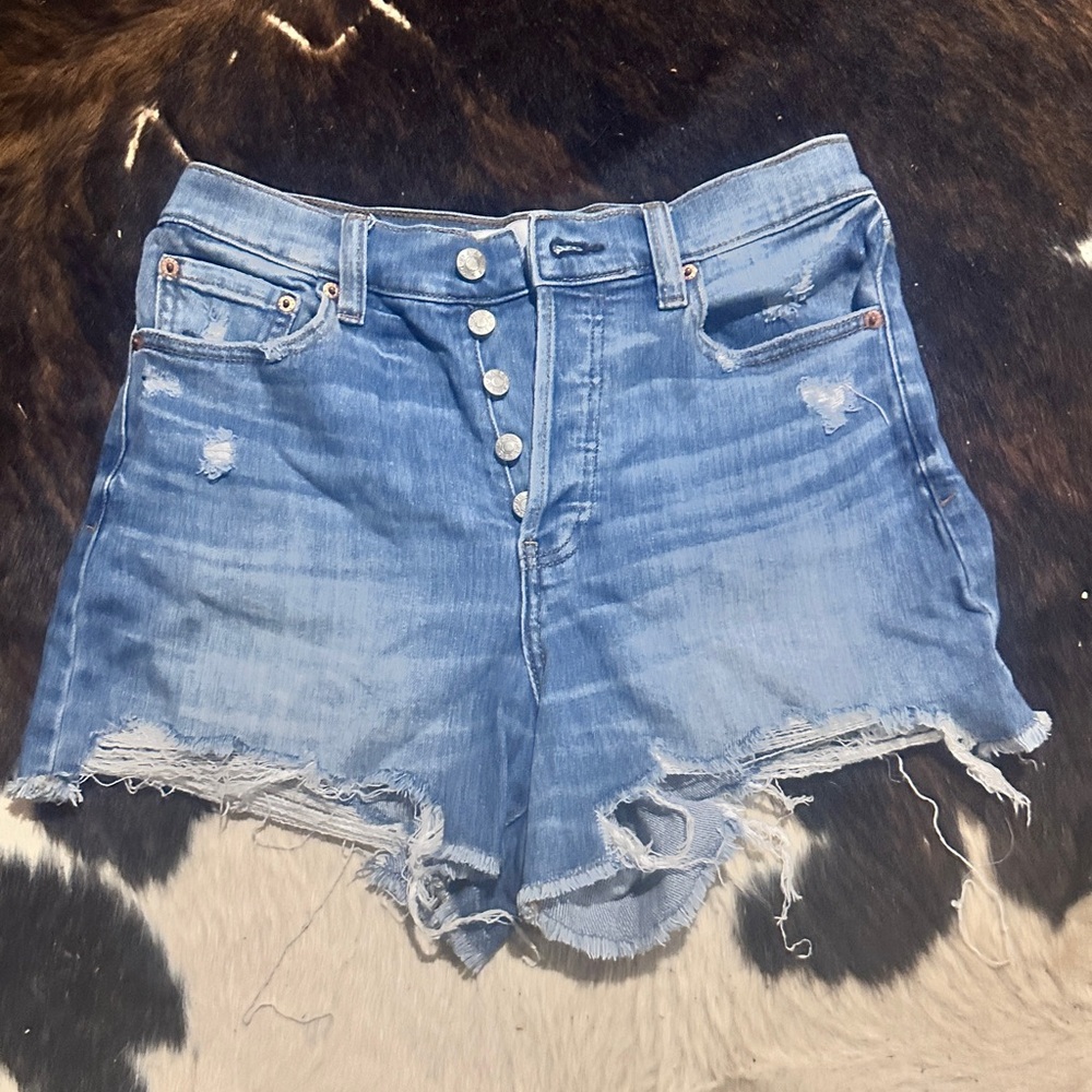 DAZE denim high rise shorts
